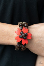 Load image into Gallery viewer, Paparazzi Jewelry Wooden Tropical Flavor - Red