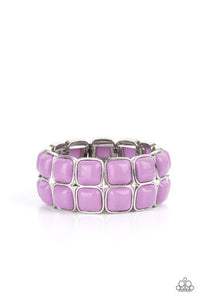 Paparazzi Jewelry Bracelet Double The DIVA-ttitude - Purple