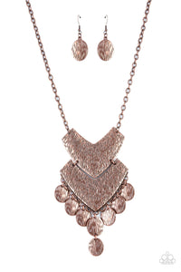 Paparazzi Exclusive Necklace Keys to the ANIMAL Kingdom - Copper