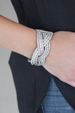 Load image into Gallery viewer, Paparazzi Jewelry Bracelet Bring On The Bling - Silver
