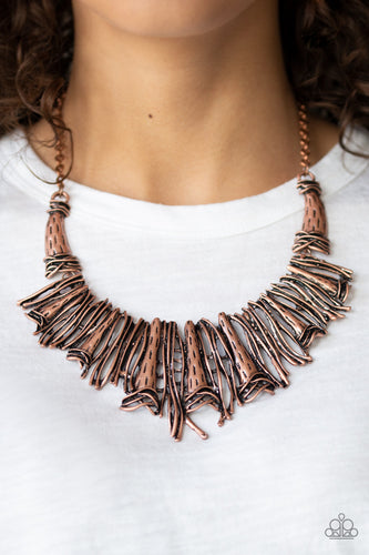 Paparazzi Jewelry Necklace In The MANE-stream - Copper