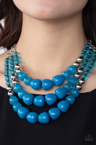 Paparazzi Jewelry Necklace Forbidden Fruit - Blue