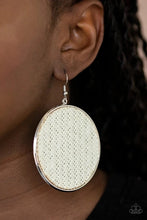 Load image into Gallery viewer, Paparazzi Jewelry Earrings Wonderfully Woven - White