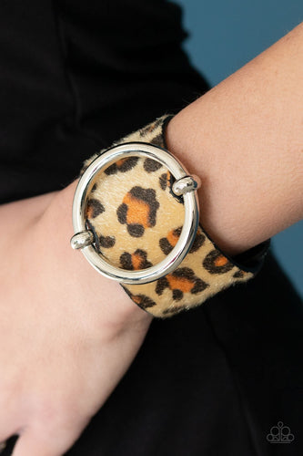 Paparazzi Jewelry Bracelet Asking FUR Trouble - Brown