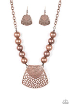 Load image into Gallery viewer, Paparazzi Jewelry Necklace Large and In Charge - Copper