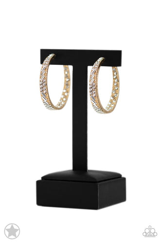 Paparazzi Jewelry Earrings GLITZY By Association - Gold