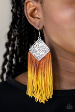 Load image into Gallery viewer, Paparazzi Jewelry Earrings DIP The Scales - Yellow