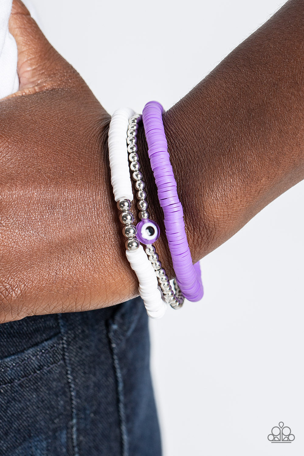 Paparazzi Jewelry Bracelet EYE Have A Dream - Purple