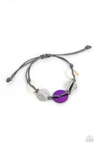 Paparazzi Jewelry Necklace/Bracelet Barefoot Beaches - Purple