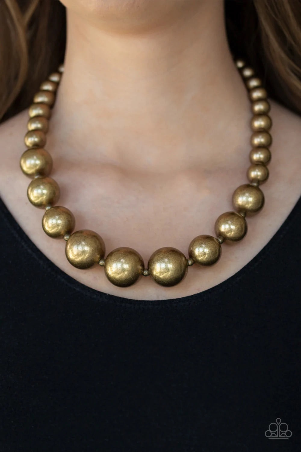 Paparazzi Exclusive Necklace Living Up To Reputation - Brass