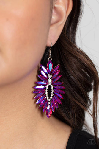 Paparazzi Jewelry Earrings Turn up the Luxe - Pink