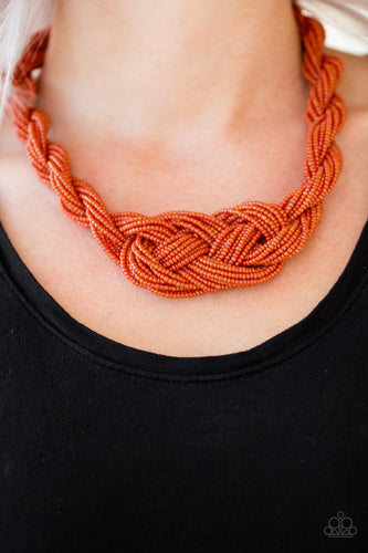 Paparazzi Jewelry Necklace A Standing Ovation - Orange