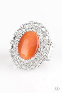 Paparazzi Jewelry Ring BAROQUE The Spell - Orange