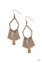 Load image into Gallery viewer, Paparazzi Jewelry Earrings Museum Find - Brass