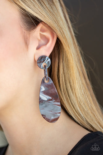 Paparazzi Jewelry Earrings A HAUTE Commodity - Brown