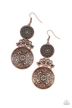 Load image into Gallery viewer, Paparazzi Jewelry Earrings Garden Adventure - Copper