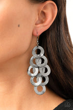 Load image into Gallery viewer, Paparazzi Jewelry Earrings Scattered Shimmer - Black