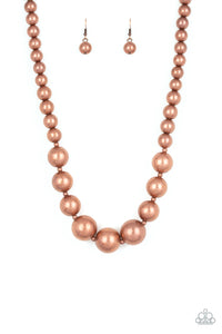 Paparazzi Jewelry Necklace Living Up To Reputation - Copper