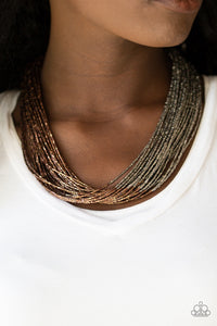Paparazzi Jewelry Necklace Flashy Fashion - Copper