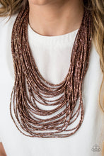 Load image into Gallery viewer, Paparazzi Jewelry Necklace Ice Storm - Copper