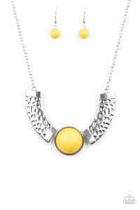 Paparazzi Jewelry Necklace Egyptian Spell - Yellow