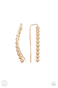 Paparazzi Jewelry Earrings Climb On - Gold
