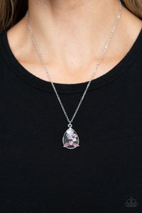 Paparazzi Jewelry Necklace Stormy Shimmer - Pink