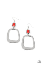 Load image into Gallery viewer, Paparazzi Jewelry Earrings Material Girl Mod - Red