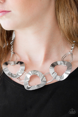 Paparazzi Jewelry Necklace Modern Mechanics Silver