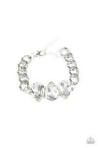 Paparazzi Jewelry Bracelet Bring Your Own Bling - White
