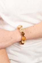 Load image into Gallery viewer, Paparazzi Jewelry Bracelet Happily Homespun - Brown