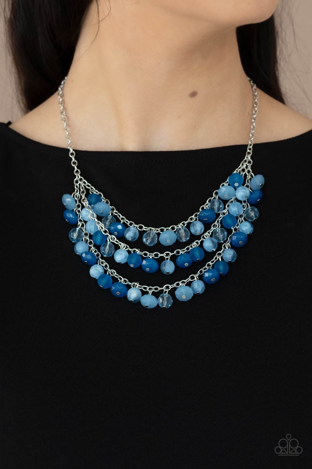 Paparazzi Jewelry Necklace Fairytale Timelessness - Blue