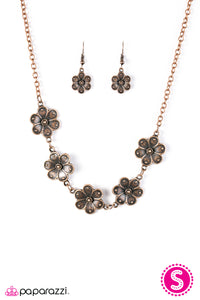 Paparazzi Jewelry Necklace The Earth Laughs In Flowers - Copper