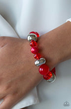 Load image into Gallery viewer, Paparazzi Jewelry Bracelet Ice Ice-Breaker - Red