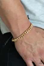 Load image into Gallery viewer, Paparazzi Jewelry Men Throwdown - Gold