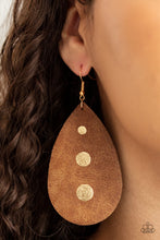 Load image into Gallery viewer, Paparazzi Jewelry Earrings Rustic Torrent - Gold