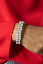 Load image into Gallery viewer, Paparazzi Jewelry Life Of The Party Megawatt Majesty - White 1221