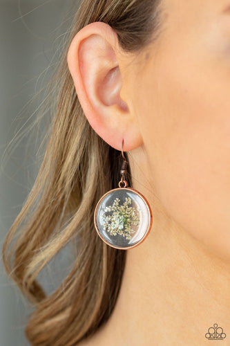 Paparazzi Jewelry Earrings Happily Ever Eden - Copper