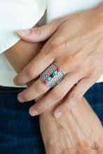 Load image into Gallery viewer, Paparazzi Jewelry Ring A Line In The SANDSTONE - Red