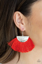 Load image into Gallery viewer, Paparazzi Jewelry Earrings Fox Trap - Red