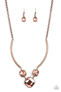 Paparazzi Jewelry Necklace Divine IRIDESCENCE - Copper