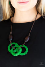Load image into Gallery viewer, Paparazzi Jewelry Wooden Bahama Drama - Green