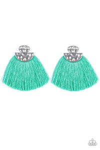 Paparazzi Jewelry Earrings Make Some PLUME Green