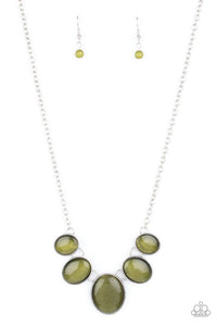 Paparazzi Jewelry Necklace One Can Only GLEAM - Green