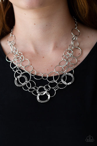 Paparazzi Jewelry Necklace  Main Street Mechanics - Silver