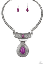 Load image into Gallery viewer, Paparazzi Jewelry Necklace Prowling Prowess - Purple