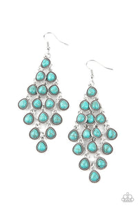 Paparazzi Jewelry Earrings Rural Rainstorms - Blue