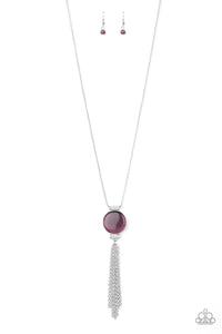 Paparazzi Jewelry Exclusive Necklace Happy As Can BEAM - Purple