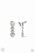 Load image into Gallery viewer, Paparazzi Jewelry Earrings Heartthrob Twinkle - White