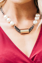 Load image into Gallery viewer, Paparazzi Jewelry Necklace All About Attitude Black Necklace